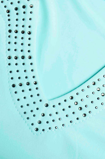 ONE UP - Blusa Aruba Decote Cristal Verde